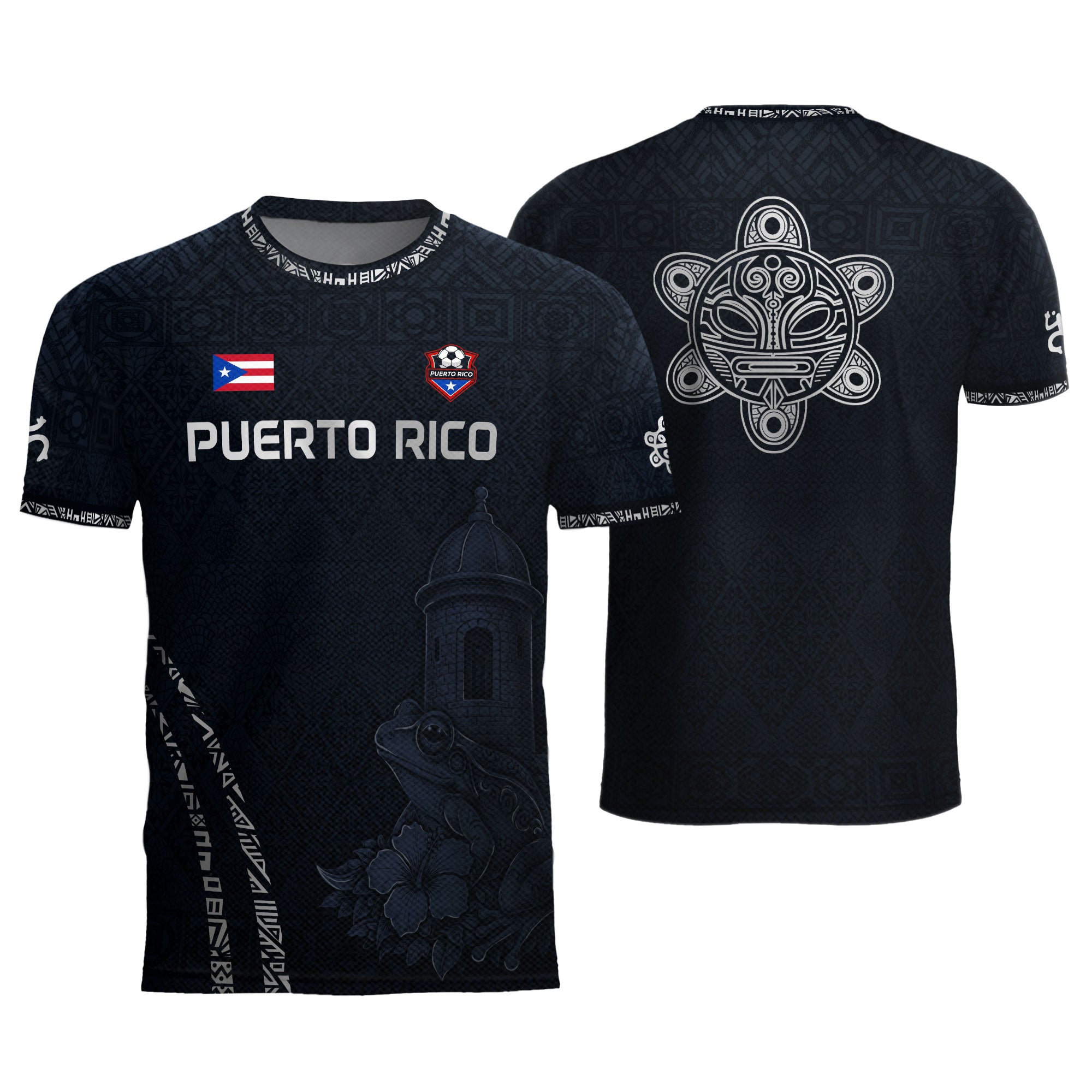 Navy Puerto Rico Soccer Jersey for Men Premium – Puerto Rican Shirt, Puerto Rico Jerseys