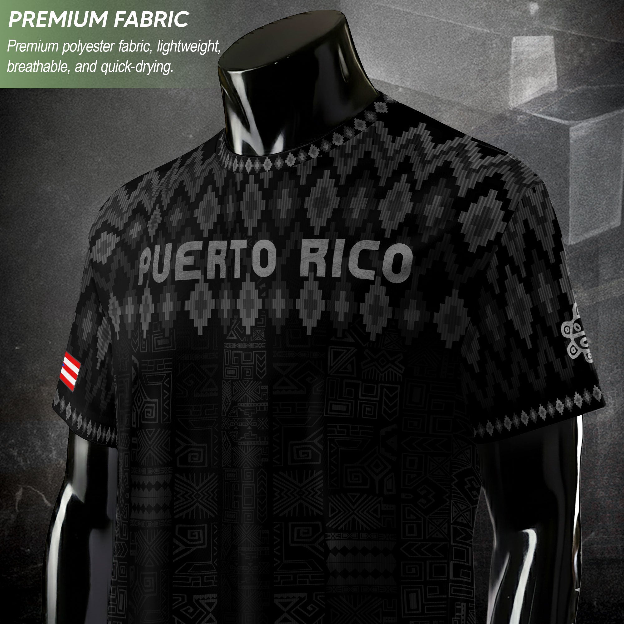 Black Puerto Rico Soccer Jersey for Men Puerto Rican Jersey Men Puerto Rico Jersey for Mens Soccer Fans