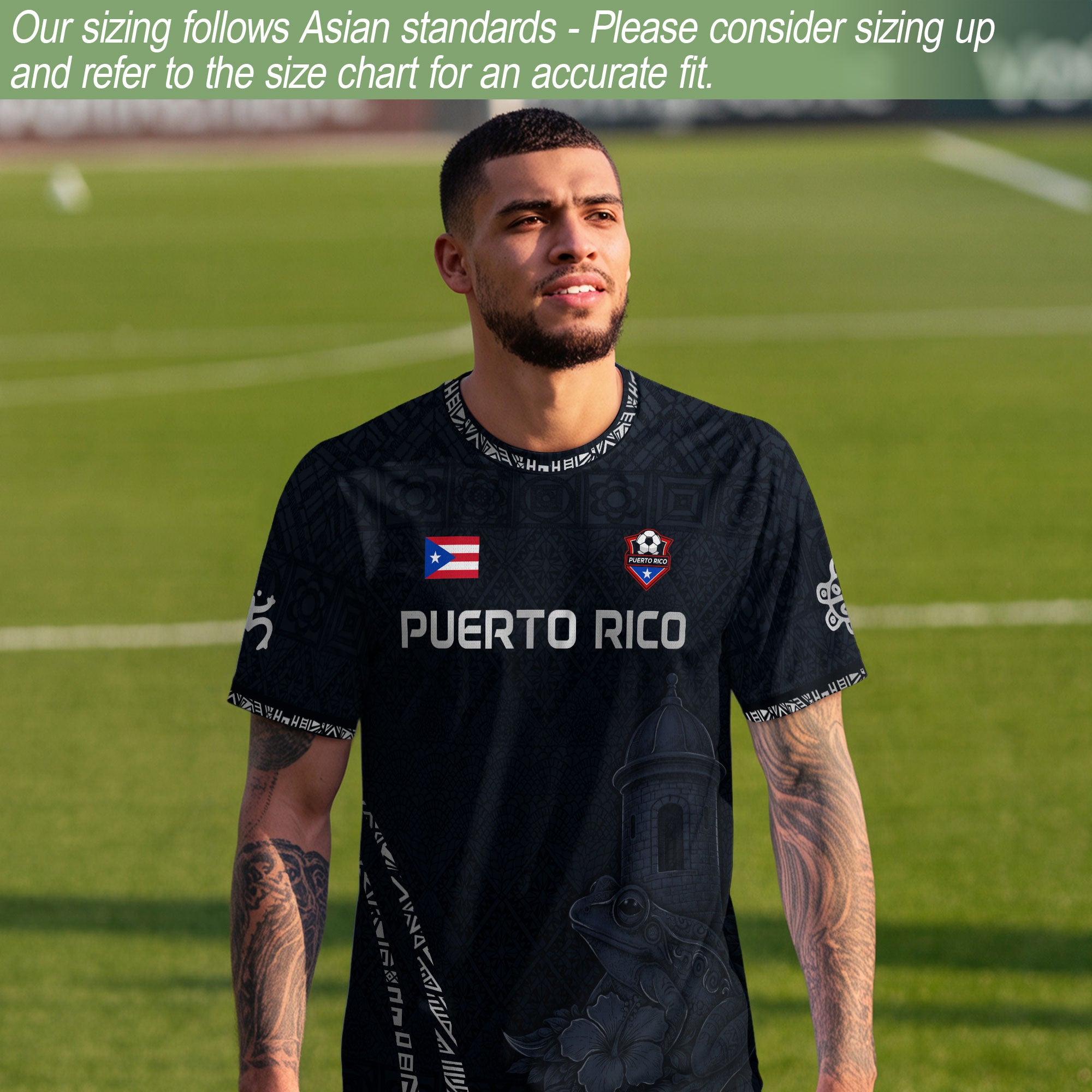 Navy Puerto Rico Soccer Jersey for Men Premium – Puerto Rican Shirt, Puerto Rico Jerseys