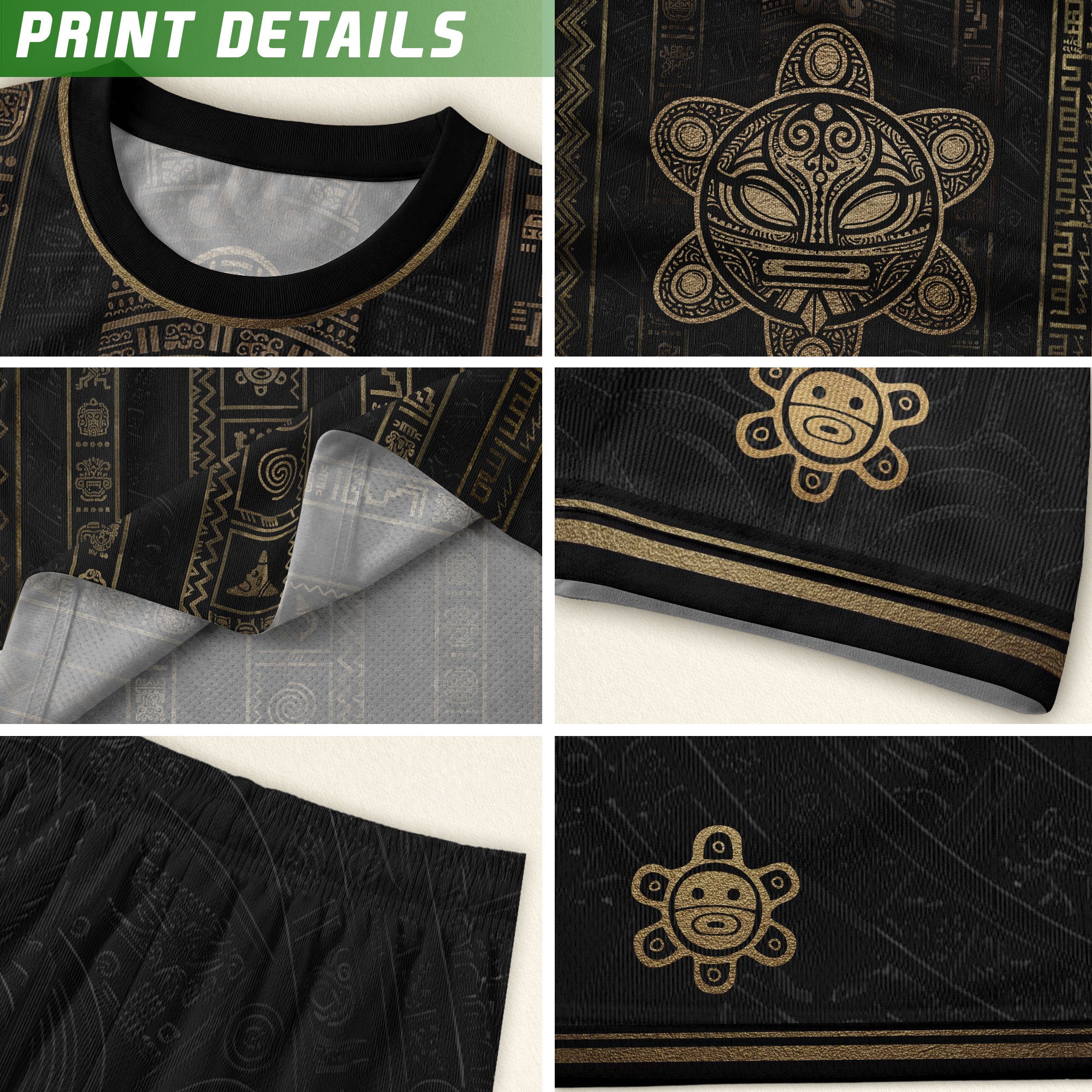 Black Puerto Rico Soccer Jersey Taino Heritage Petroglyph Football Shirt