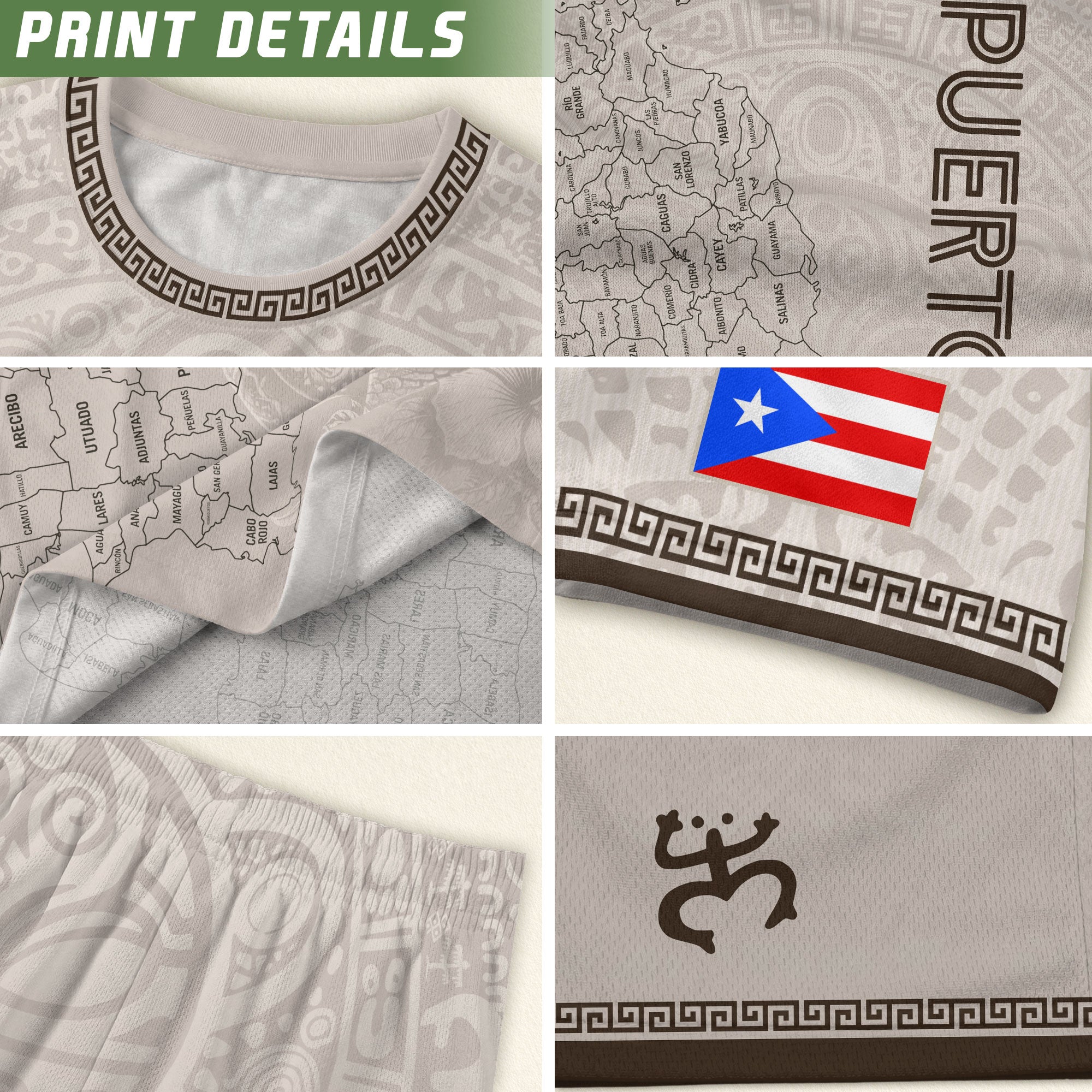 Camiseta de fútbol con máscara taína boricua azul marino de Puerto Rico, bandera tribal, orgullo nacional