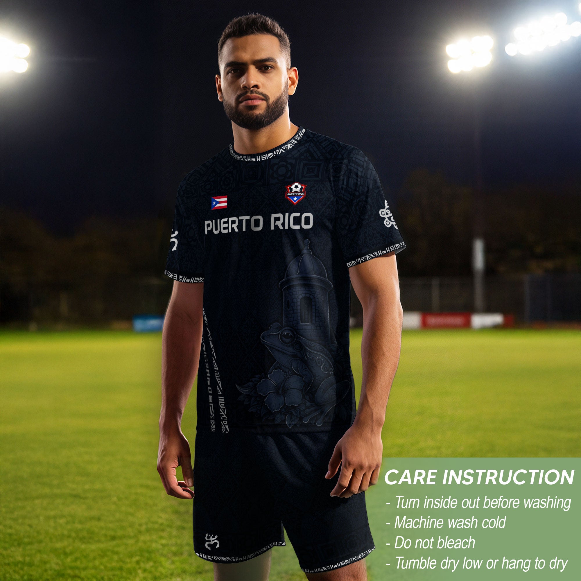 Navy Puerto Rico Soccer Jersey for Men Premium – Puerto Rican Shirt, Puerto Rico Jerseys