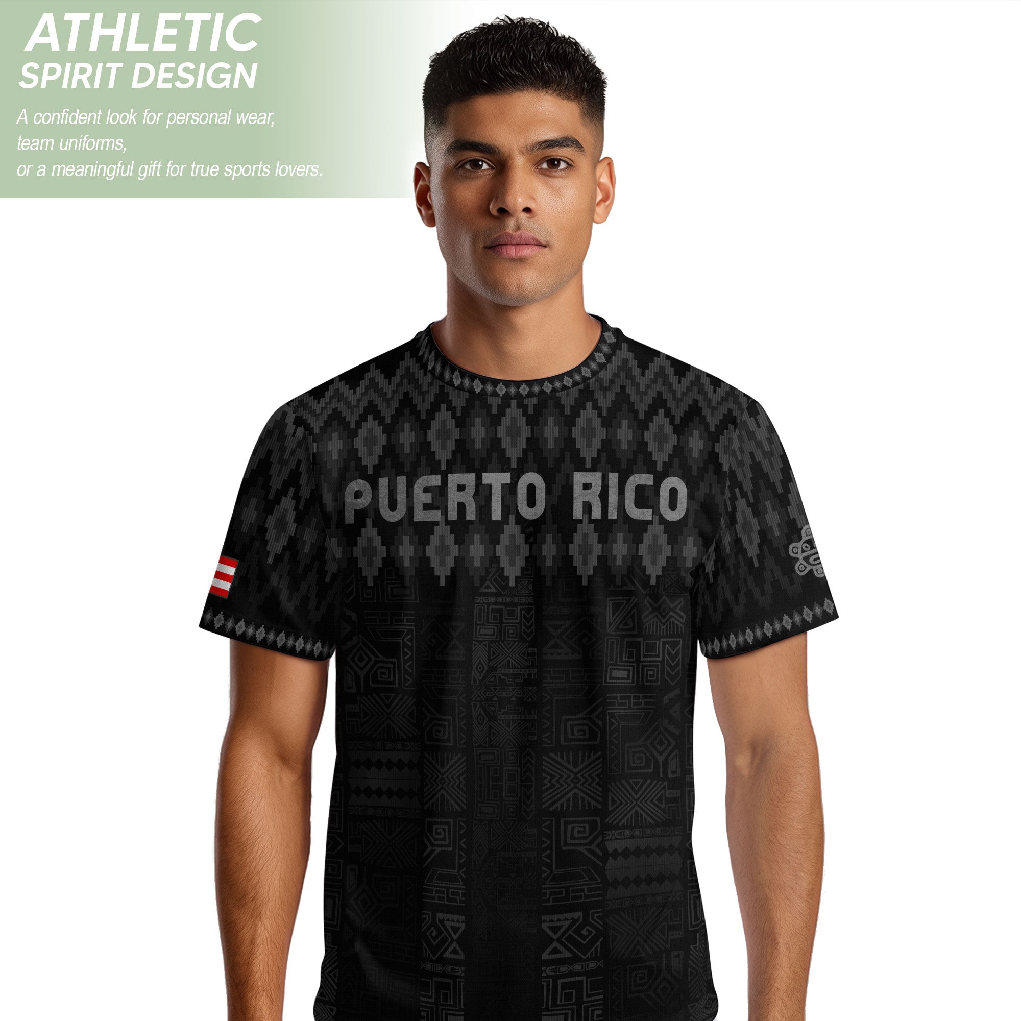 Black Puerto Rico Soccer Jersey for Men Puerto Rican Jersey Men Puerto Rico Jersey for Mens Soccer Fans