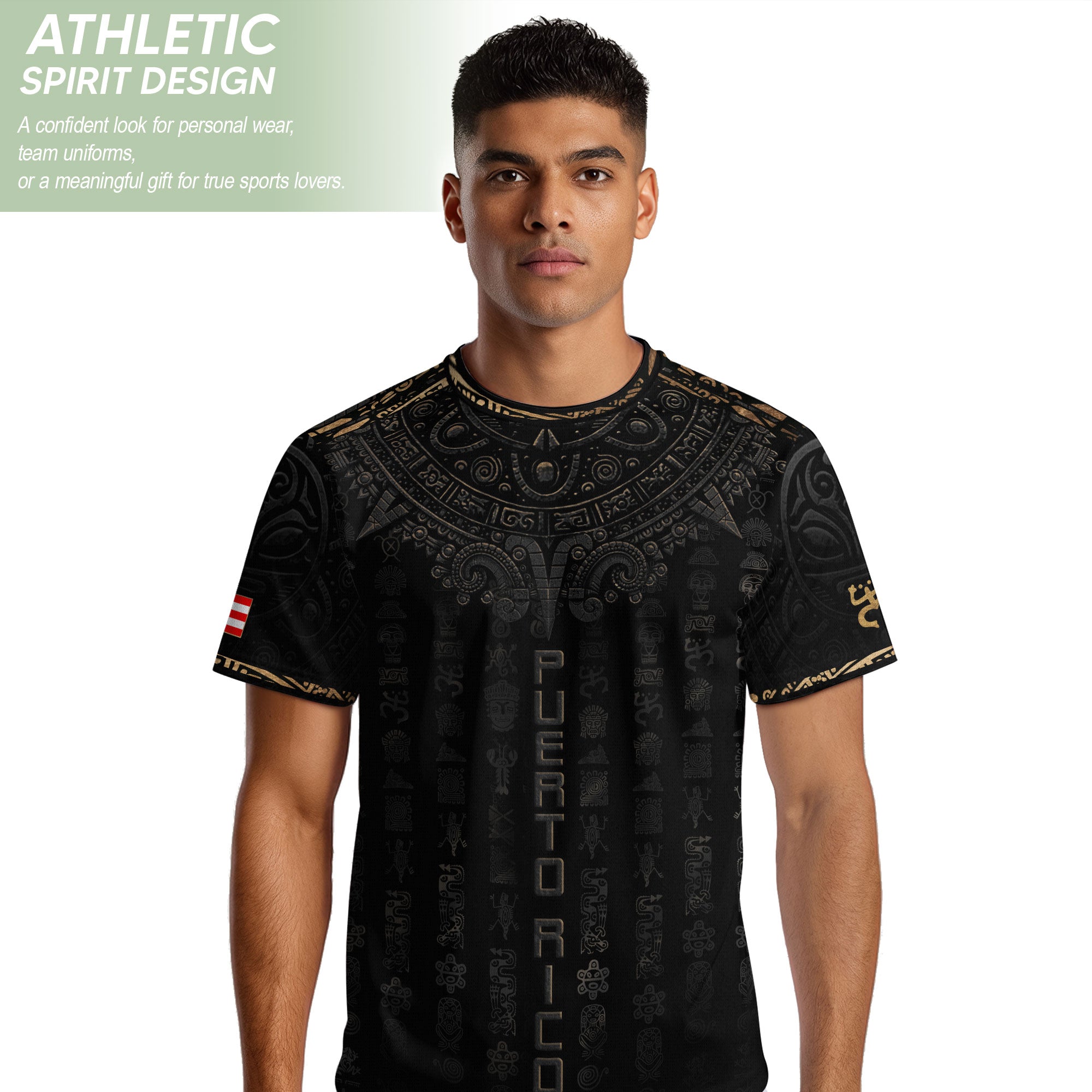Black Puerto Rican Soccer Jersey for Men Puerto Rico Jersey Men Puerto Rico Soccer Shirt Mens