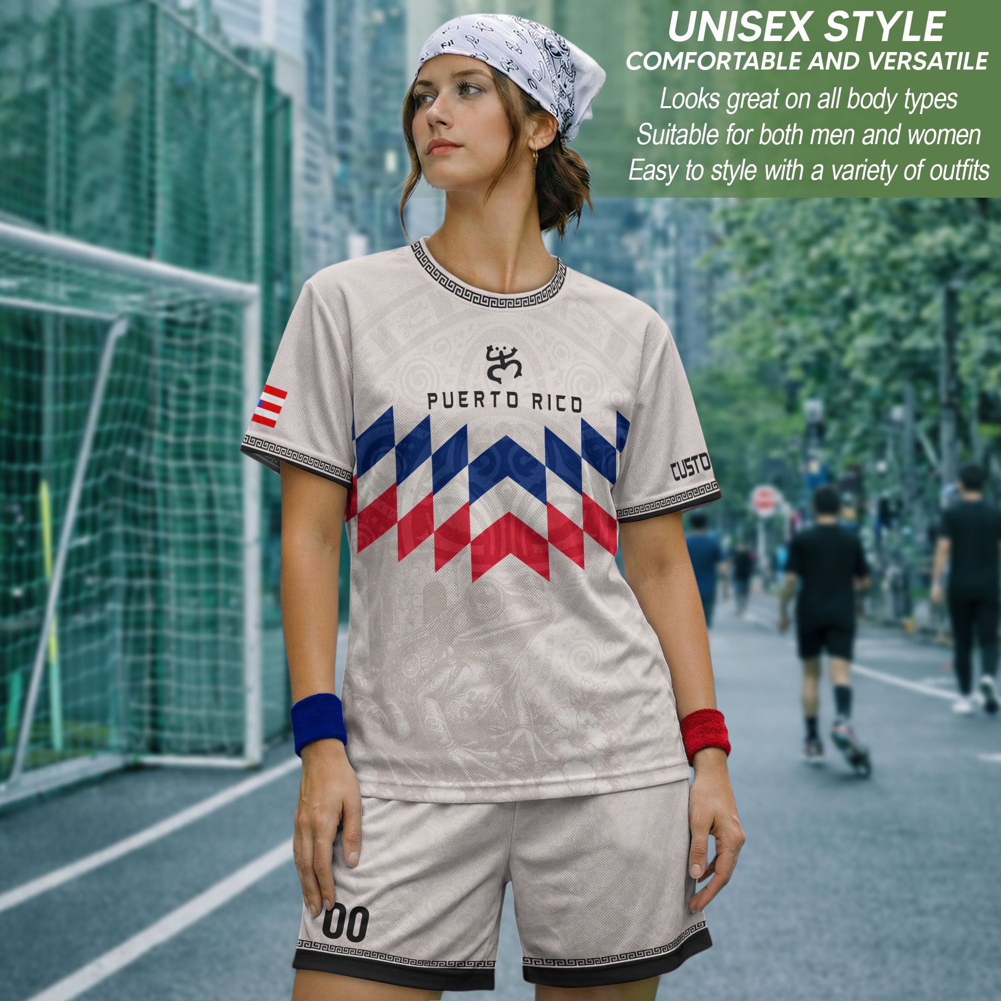 Custom Puerto Rico Soccer Jersey White – Puerto Rico Shirt, Puerto Rican Jersey Men & Women