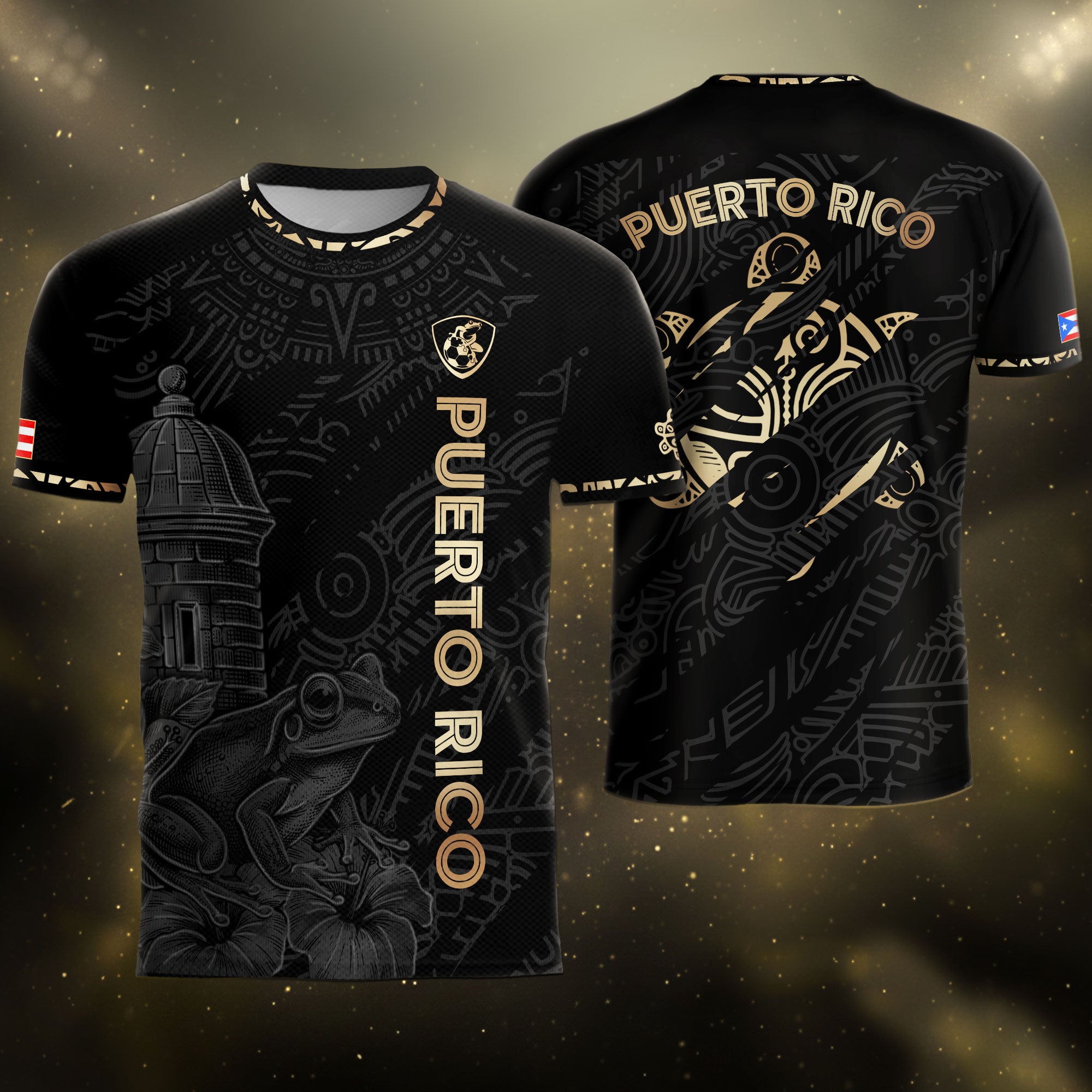Black Puerto Rican Soccer Jersey for Men Puerto Rico Jersey Men Puerto Rican Jersey Mens Soccer Shirt