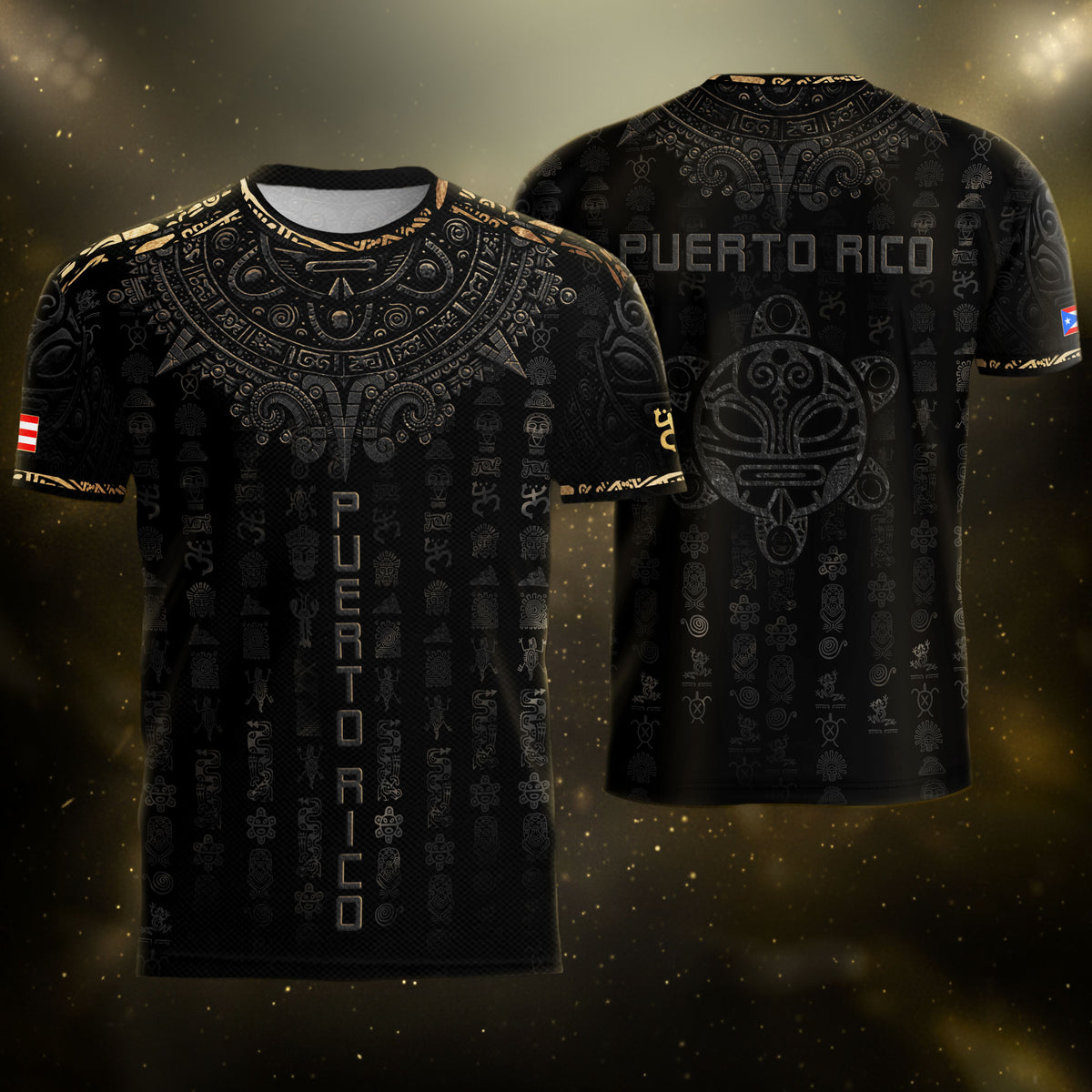 Black Puerto Rican Soccer Jersey for Men Puerto Rico Jersey Men Puerto Rico Soccer Shirt Mens