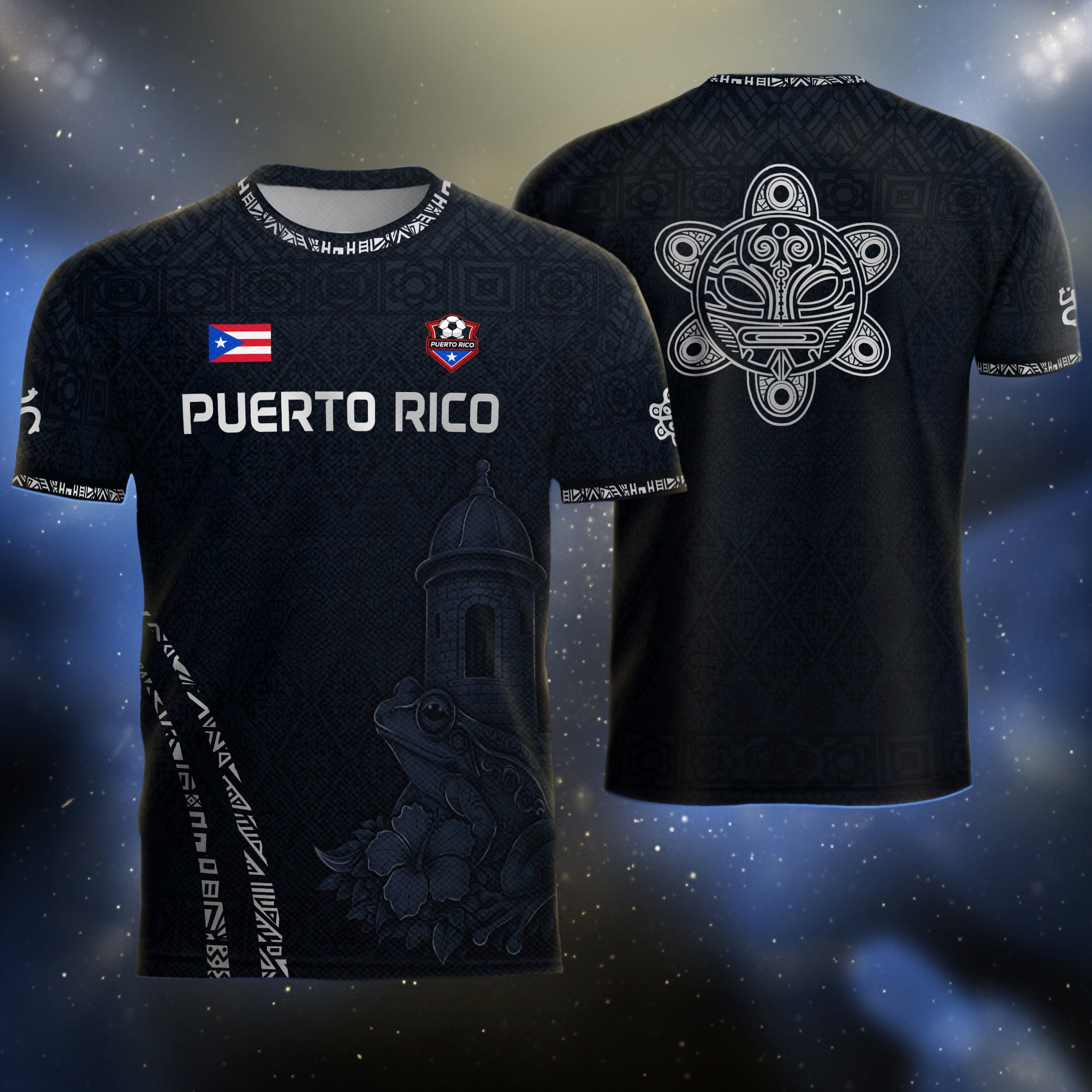 Navy Puerto Rico Soccer Jersey for Men Premium – Puerto Rican Shirt, Puerto Rico Jerseys