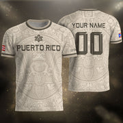 Refined Beige Coqui Frog, Custom Puerto Rico Soccer Jersey for Men and Women, Puerto Rico Shirt with Personalized Football Jersey style, Northryn Co.