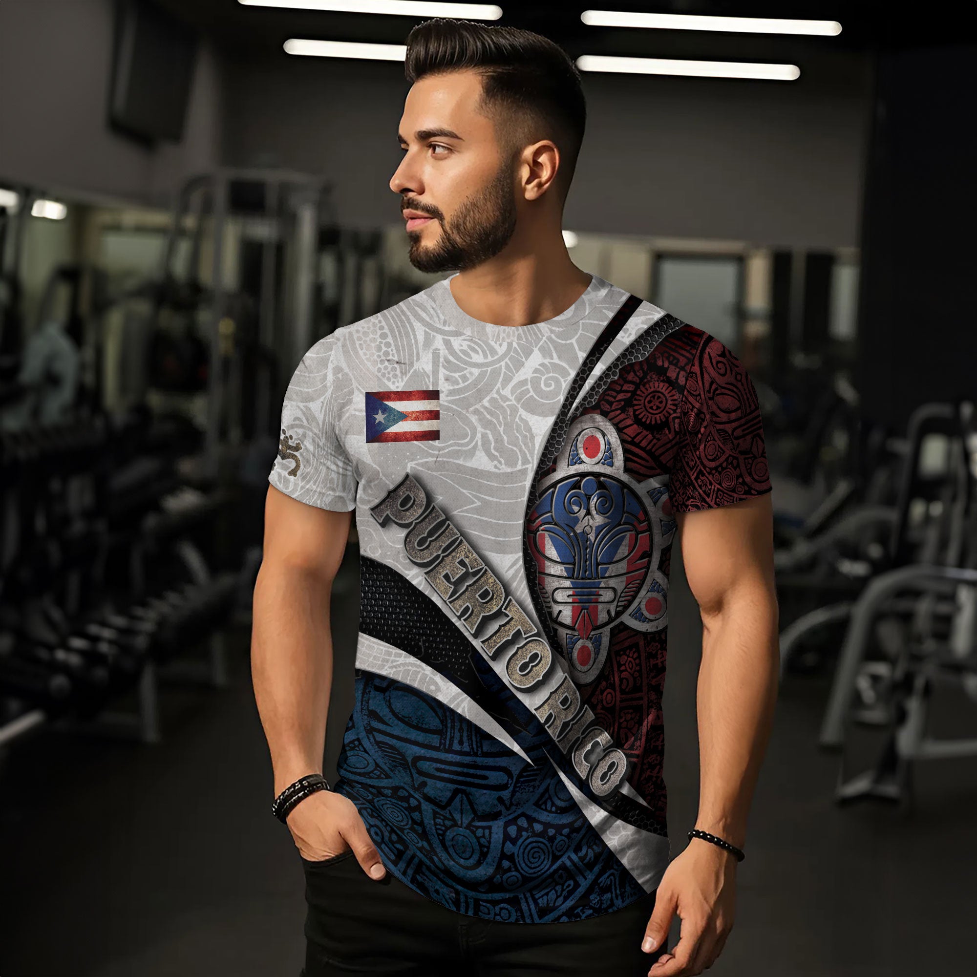 Puerto Rico Taino Sun Sol De Jayuya Heritage Pride Boricua Tribal Culture Shirt