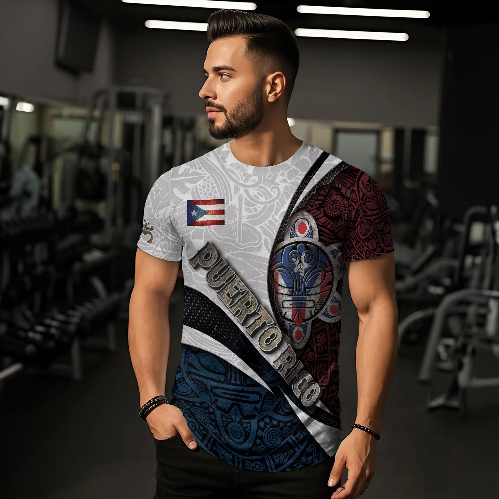 Puerto Rico Taino Sun Sol De Jayuya Heritage Pride Boricua Tribal Culture Shirt