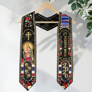 Puerto Rican Graduation Stole Class of 2026 Puerto Rico Graduation Sash Faith Heritage