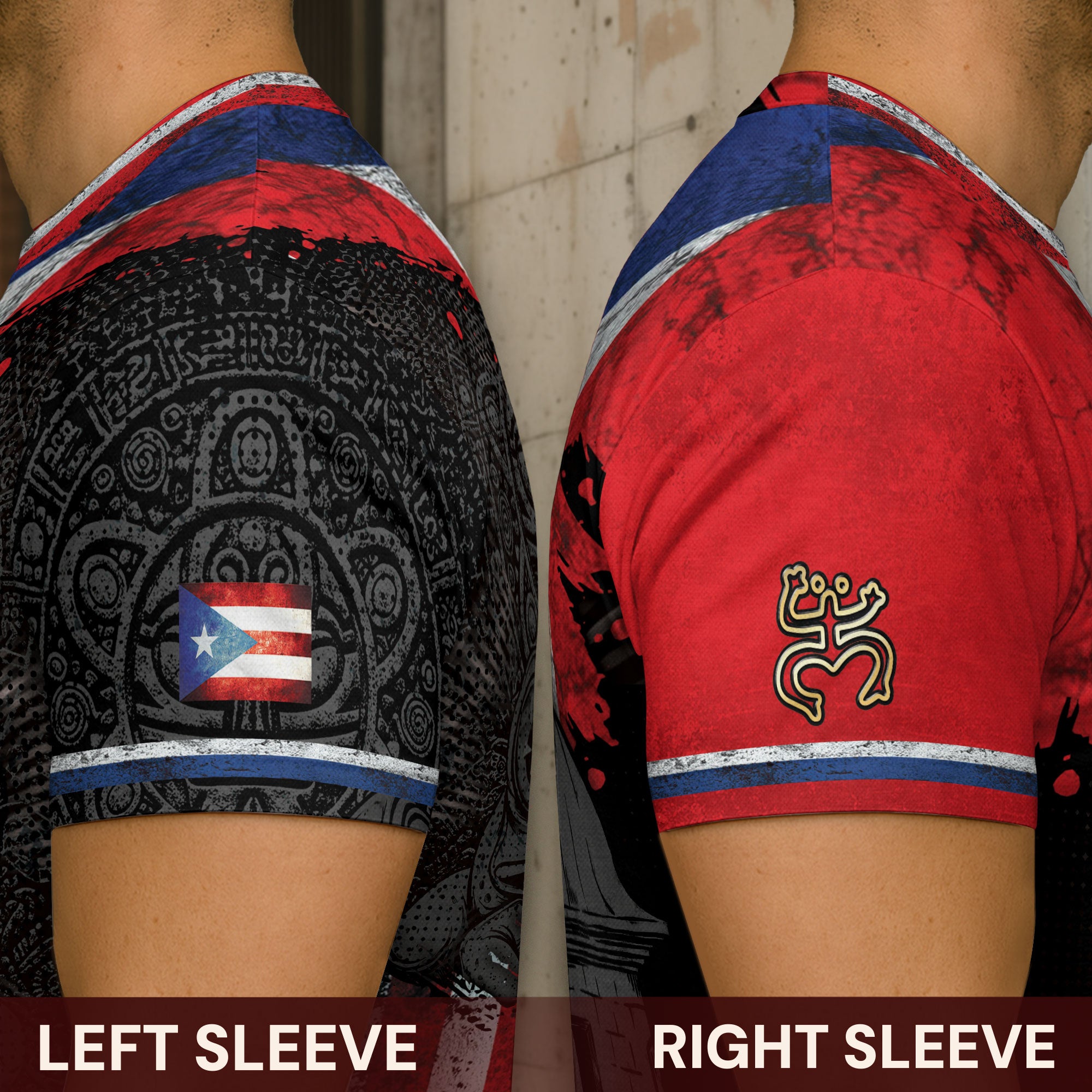 Puerto Rico USA Flag Coqui Frog Taino Heritage Pride American Roots Boricua Shirt