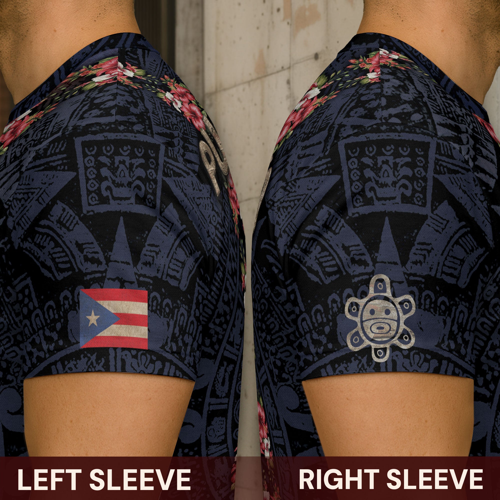 Puerto Rico Virgin Mary Hibiscus Taino Heritage Pride Religious Catholic Shirt