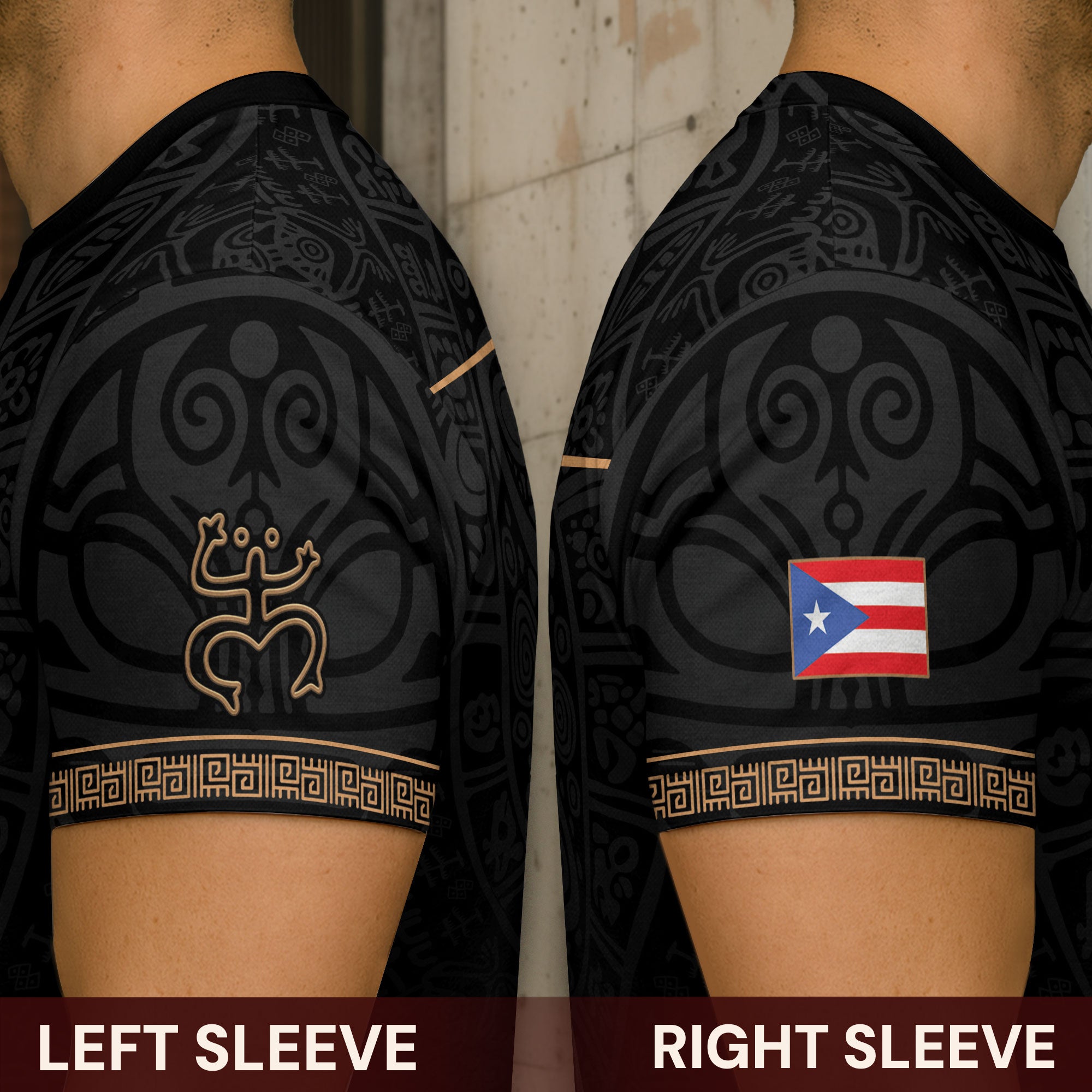 Puerto Rico Coqui Frog Taino Heritage Boricua Pride Tribal Culture Pattern Shirt