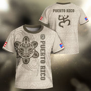 Beige Gold Taino, Kids Puerto Rico Soccer Jersey for Boy and Girl with Sun God, Puerto Rico Kids Soccer Jersey Meets Youth Soccer Jersey, Northryn Co.