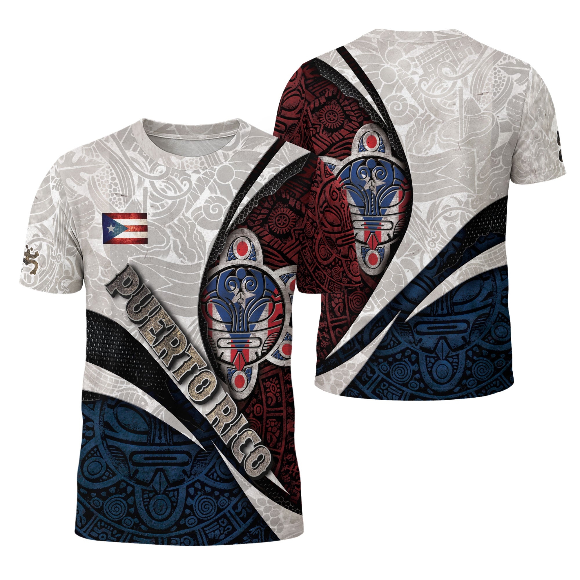 Puerto Rico Taino Sun Sol De Jayuya Heritage Pride Boricua Tribal Culture Shirt