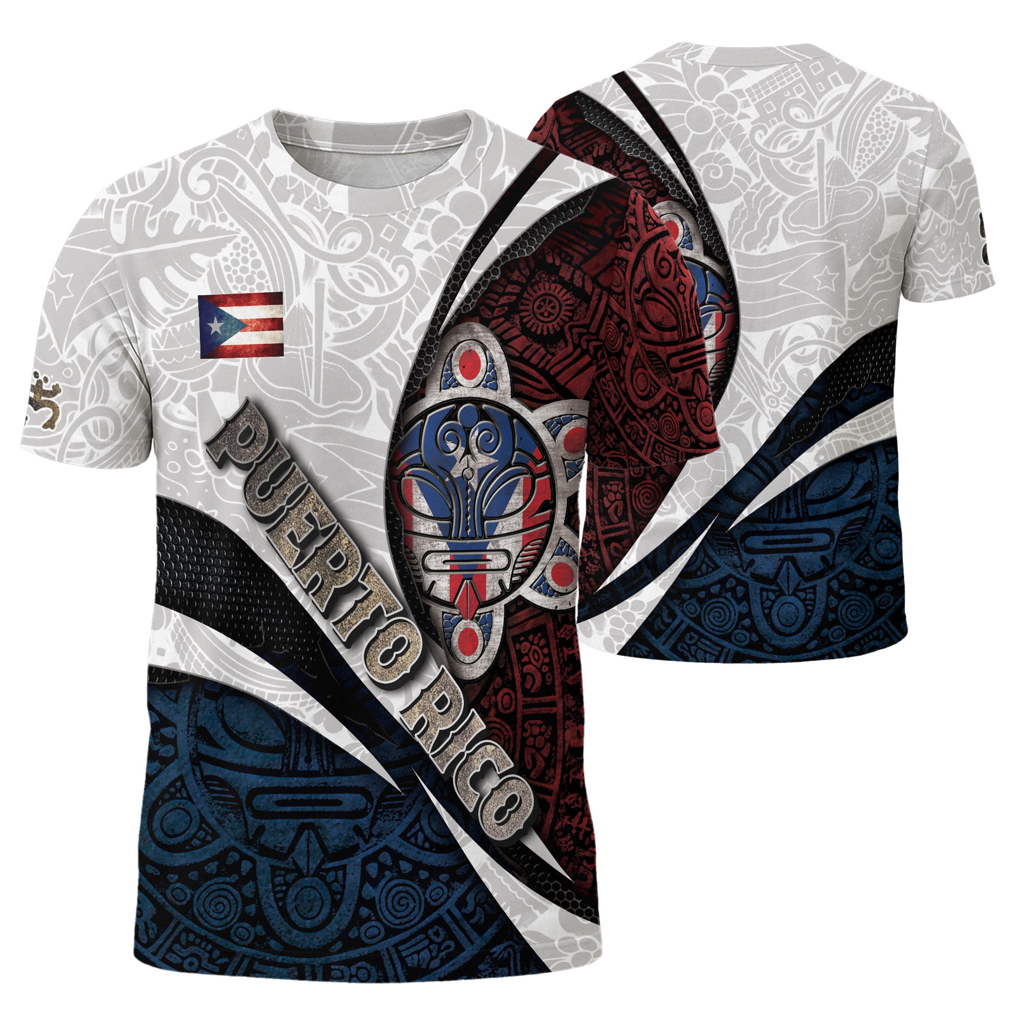 Puerto Rico Taino Sun Sol De Jayuya Heritage Pride Boricua Tribal Culture Shirt