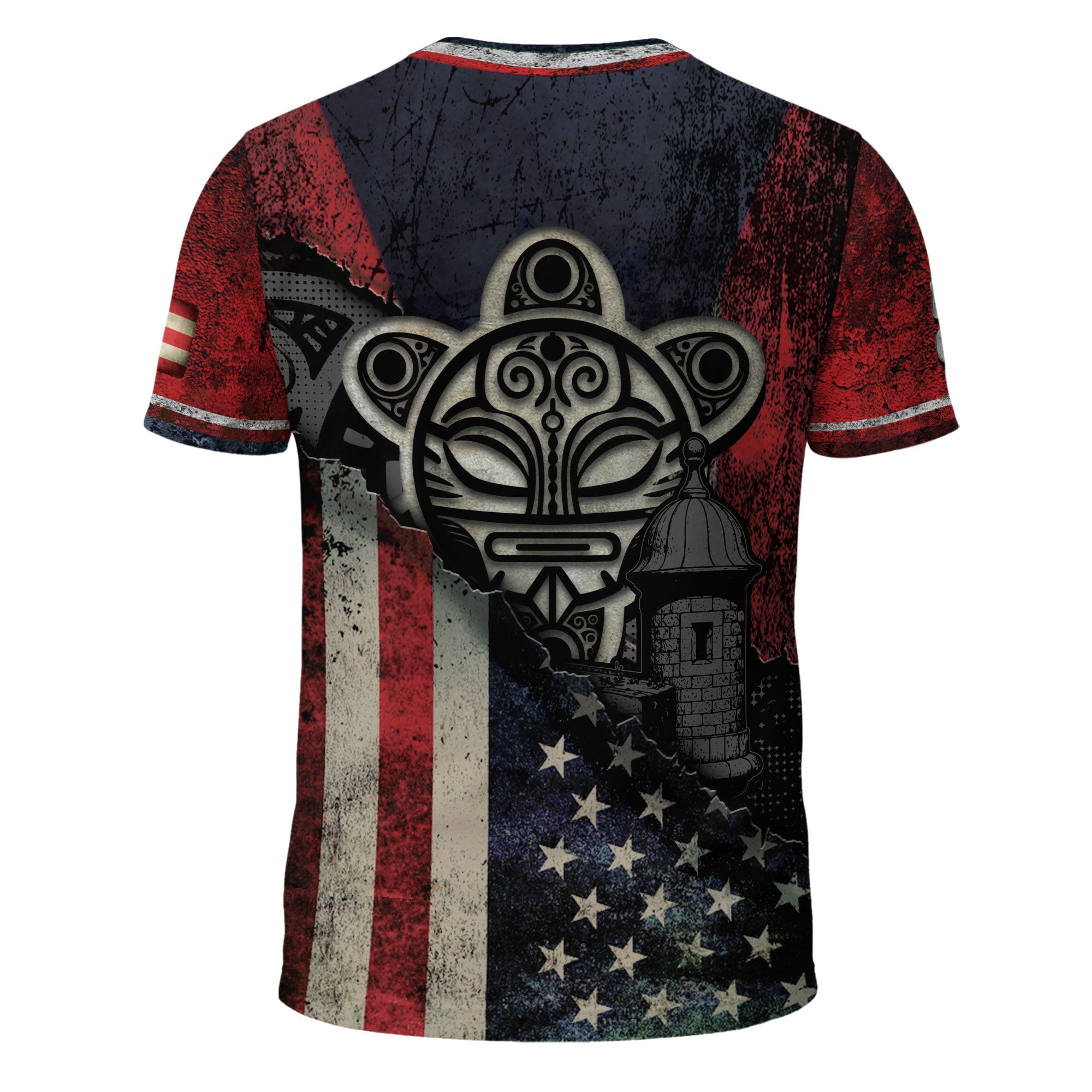 Puerto Rico USA Flag Heritage Pride Patriotic American Roots Boricua Spirit Shirt