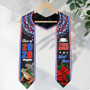 Custom Puerto Rico Graduation Stole 2026 Coqui Frog Heritage Puerto Ricans Graduation Sash