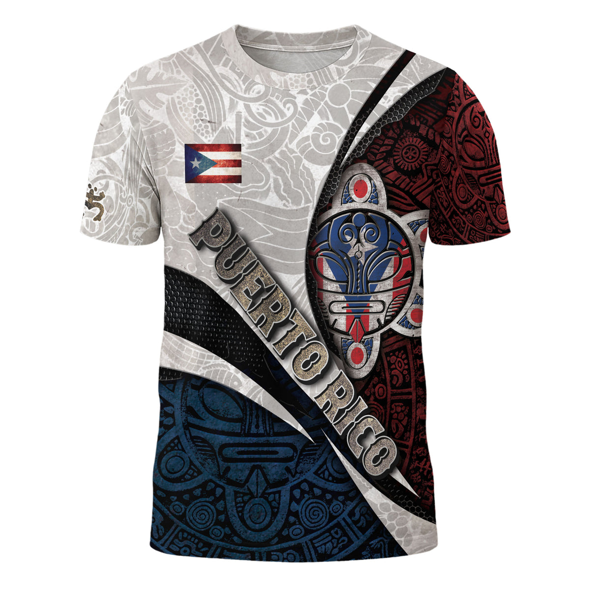 Puerto Rico Taino Sun Sol De Jayuya Heritage Pride Boricua Tribal Culture Shirt