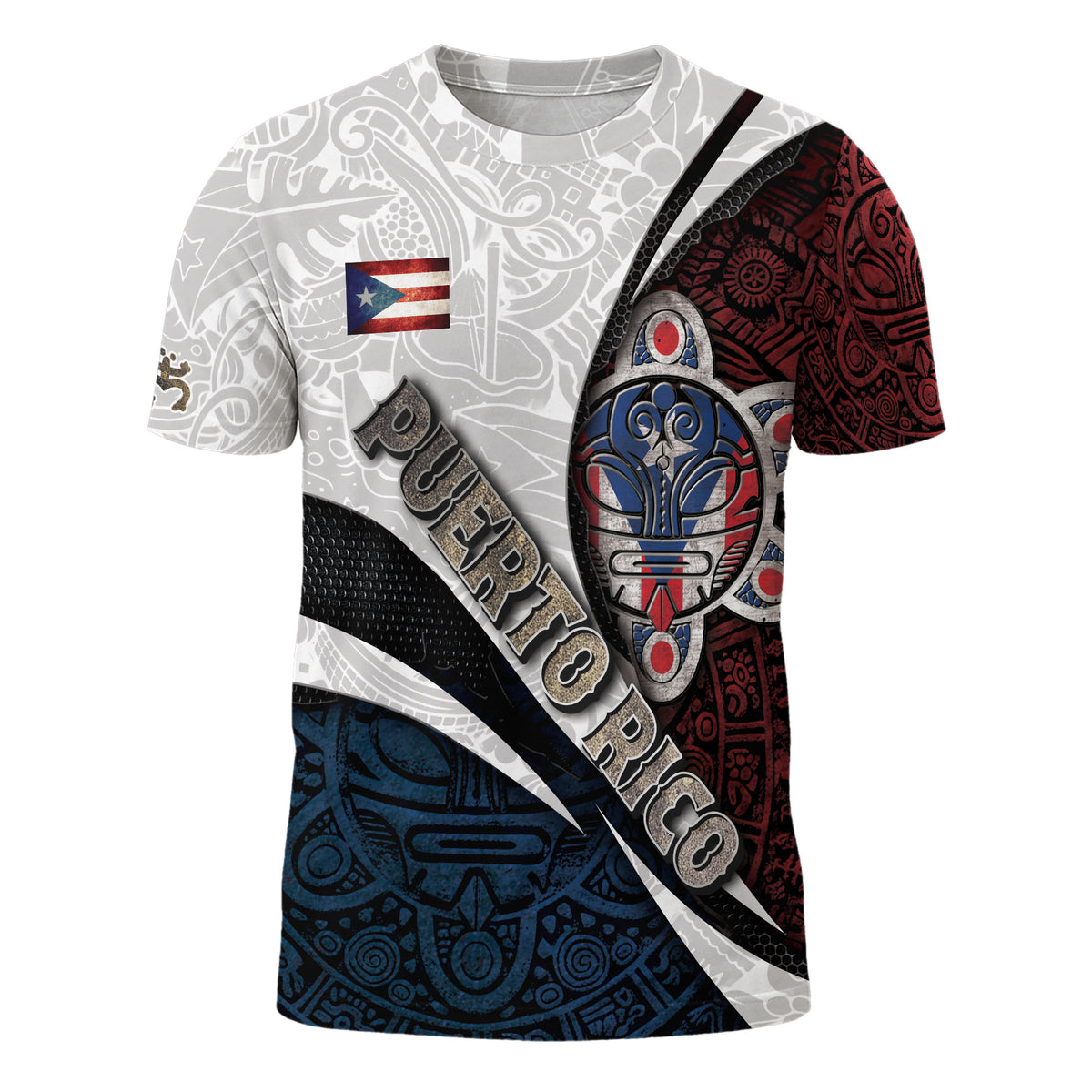 Puerto Rico Taino Sun Sol De Jayuya Heritage Pride Boricua Tribal Culture Shirt