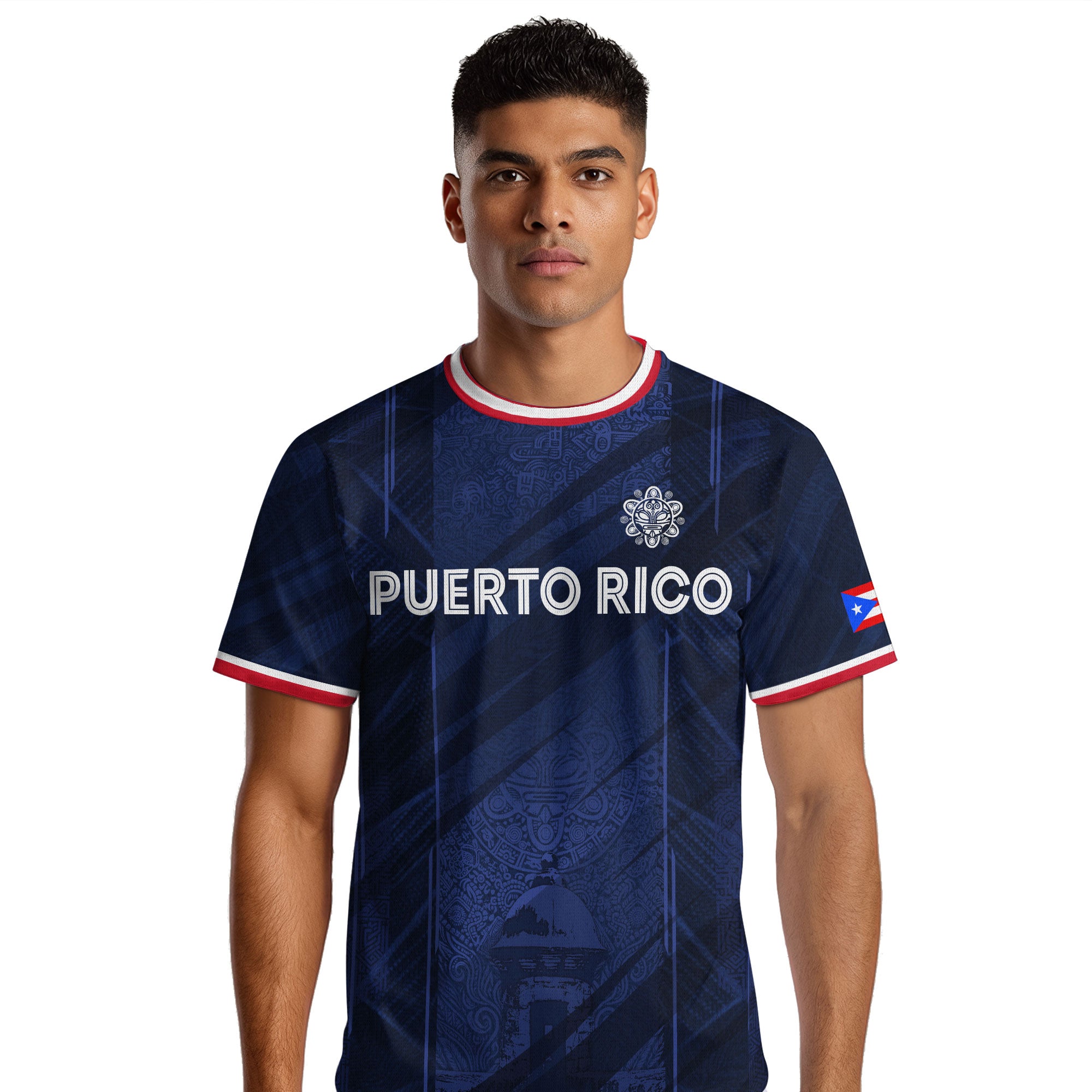 Puerto Rico Navy Coqui Frog Garita National Heritage Boricua Soccer Jersey
